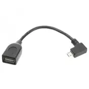 E-GREEN Adapter USB 2.0 (F) - Micro 5pina (M) - OTG 0.15m