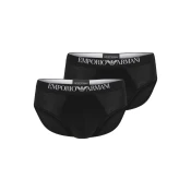 Emporio Armani Spodnje hlačke črna/bela