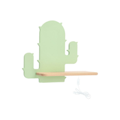 Cactus 1 Wall Lamp 4W Led 4000K Iq Kids With Cable, Plug And Switch Green Fsc Mix 70%