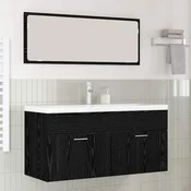 Kupaonski ormar Crni hrast 100 x 38,5 x 46 cm Konstruirano drvo