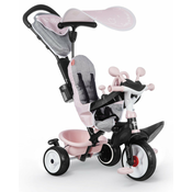 Smoby tricikl Baby Driver Plus ružičasti