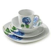 Mondex Jedilni servis porcelan AFFEKDESIGN by MONDEX Lea Purple 25,5/19,5/17 cm vijolična 16-delni komplet za 4 osebe, (5000226016)