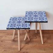 Hanah Home Set klub stocica 2Shp42, 2 komada, Plavi