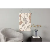 Venture Design Stenska dekoracija Liam 50x80 cm slonokoščena