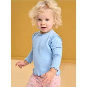 Sinsay - Pamucna bluza s vezom - bledoplavo