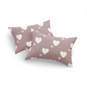 Lessentiel Maison Set jastuka Herz, Prljavo roze