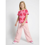 Sinsay - Wide leg farmerke - pastelno roze