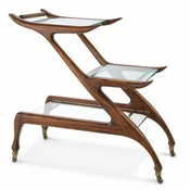 Casa Padrino Luxury Serving Trolley Brown 85 x 50 x H. 80 cm - Hotel Accessories