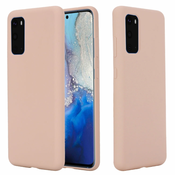Ovitek za Samsung S20 | Liquid Silicone | Pink