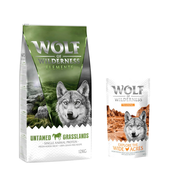 12kg Wolf of Wilderness + 100g Snack Explore the Wide Acres piletina gratis! - Untamed Grasslands - konjetina