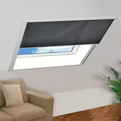VIDAXL plise komarnik za okna (120x120cm), aluminij