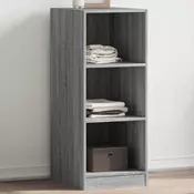 Vidaxl vidaXL Garderobna omara, siva, hrast sonoma, 48x41x102 cm