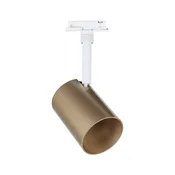 Paulmann URail železniški reflektor Luxe, zlato/belo, O 7 cm, GU10 - Dnevna soba/jedilnica - Sodobni - mat zlata, signalno bela - Plastika
