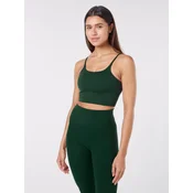 YO-GAYA Športni nederček Sports Bra temno zelena