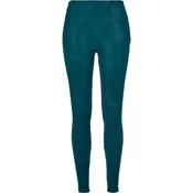 Womens washed trousers made of jasper artificial leather