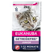 15% popusta! 2 kg Eukanuba Grain Free s lososom - Kitten (2 kg)