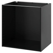 METOD Okvir podnog ormarica, Crnosiva, 80x60x80 cm