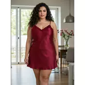 Trendyol Curve Ženska spavacica Tbbss24Ch00016, Bordo