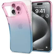 Spigen Liquid Crystal iPhone 15 Pro ovitek - roza in modra