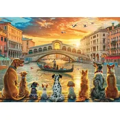 Schmidt - Puzzle Psi v Benetkah, Italija - 1 000 kosov