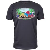 011Shop Muška majica kratkih rukava Picke,plaža,tetovaža, Tamnosiva