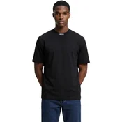 BOSS Majica Tee Collar 50562120 Črna Relaxed Fit