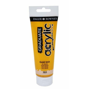 Daler Rowney Akrilna barva Graduate 120 ml, zlata