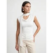 Dilvin Bluza Blusen off-bela