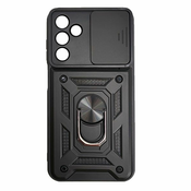 MaxMobile maskica za Samsung Galaxy S24 FE ANTI-SHOCK WITH RING crna