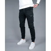 Denistar Muške pantalone 100/2865, Kargo, Tamnosive