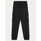 OVS Hlače iz tkanine 2119925 Črna Regular Fit