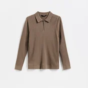 Reserved - Rebrasti polo džemper