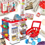 Luniks Supermarket blagajna + voziček model 2
