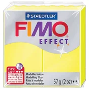 FIMO FIMO Effect polimerna masa 101 neon rumena, (22005742)