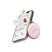 slomart Lokalizator SBS Track My Circle vodoodporen IP65 združljiv z Apple Find My - roza