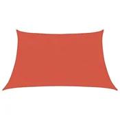 Vidaxl Senčno jadro 160 g/m2 terakota 3/4x2 m HDPE