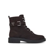 Guess Gležnjarji FLFFE2 LEA10 Temno rjava