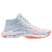 Mizuno patike Wave Lightning Elite Mid za žene, svetlo plave