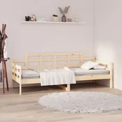 shumee vidaXL Dnevna postelja iz masivnega borovega lesa 90x190 cm