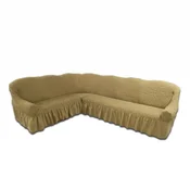 Bež pamucna navlaka Narcis – ugaoni prekrivac 4m–5.5m