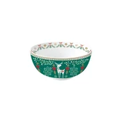 Porcelain bowl, 15cm, Christmas Folk - Nuova R2S