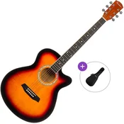 Pasadena PGC-10 Basic SET Vintage Sunburst Jumbo akusticna gitara
