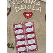 Darilo s čokoladicami LJUBEZEN ČOKDAR 10