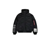 ALPHA INDUSTRIES Zimska jakna rdeča/črna/bela