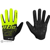 Rokavice FORCE Swipe, črne/fluo (L)