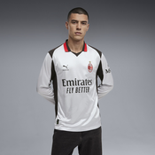 PUMA AC MILAN x SLAM JAM Long Sleeve Jersey Men, Clothing, Silver Mist, XS