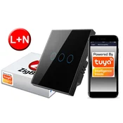 shumee ZigBee TUYA stikalo na dotik, 3-krožno, črno# L+N