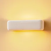SOLLUX LIGHTING Stenska svetilka Noris up/down iz bele keramike - Dnevna soba/jedilnica - Sodobni - Keramika