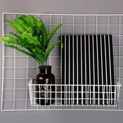 Wallity Zidna dekoracija WR014, 38 x 13 x 16 cm, Bela