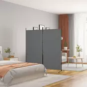 Vidaxl vidaXL 2-delni paravan, antracit, 175x180 cm, blago